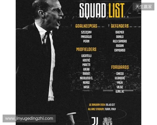 尤文vs萨索洛名单：伊尔迪兹，图拉姆领衔；弗拉霍维奇复出